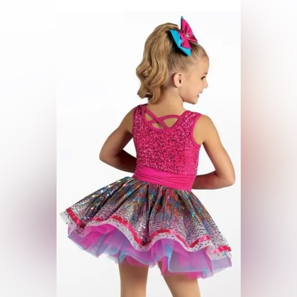 🌈 Weissman “Art of the Dress” Dance Costume – IC (Intermediate Child) - Picture 2 of 7